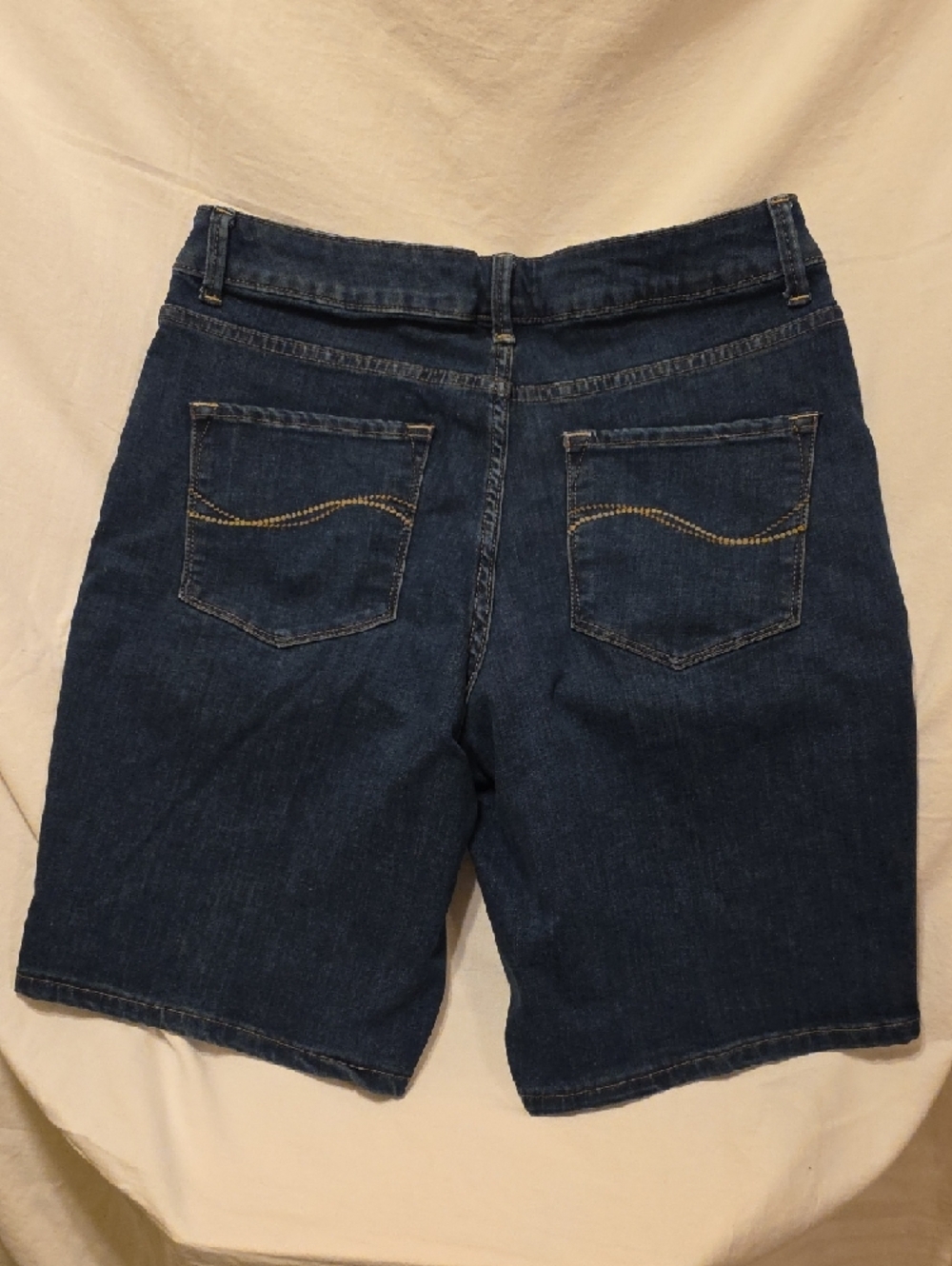 Lee Indigo Denim Bermuda Shorts - Picture 4 of 6